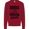 Grandad and Granddaughter Grandparent's Day Kids Sweatshirt Jumper Red