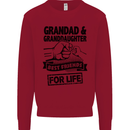 Grandad and Granddaughter Grandparent's Day Kids Sweatshirt Jumper Red