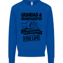Grandad and Granddaughter Grandparent's Day Kids Sweatshirt Jumper Royal Blue