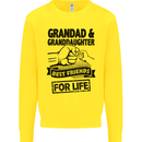Grandad and Granddaughter Grandparent's Day Kids Sweatshirt Jumper Yellow