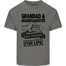 Grandad and Granddaughter Grandparent's Day Kids T-Shirt Childrens Charcoal