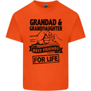 Grandad and Granddaughter Grandparent's Day Kids T-Shirt Childrens Orange