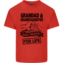 Grandad and Granddaughter Grandparent's Day Kids T-Shirt Childrens Red