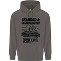 Grandad and Granddaughter Grandparent's Day Mens 80% Cotton Hoodie Charcoal
