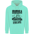 Grandad and Granddaughter Grandparent's Day Mens 80% Cotton Hoodie Peppermint
