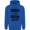 Grandad and Granddaughter Grandparent's Day Mens 80% Cotton Hoodie Royal Blue