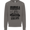 Grandad and Granddaughter Grandparent's Day Mens Sweatshirt Jumper Charcoal
