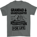 Grandad and Granddaughter Grandparent's Day Mens T-Shirt Cotton Gildan Charcoal