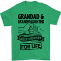 Grandad and Granddaughter Grandparent's Day Mens T-Shirt Cotton Gildan Irish Green