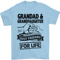 Grandad and Granddaughter Grandparent's Day Mens T-Shirt Cotton Gildan Light Blue