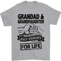 Grandad and Granddaughter Grandparent's Day Mens T-Shirt Cotton Gildan Sports Grey