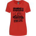Grandad and Granddaughter Grandparent's Day Womens Wider Cut T-Shirt Red