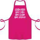 Grandad the Man Myth Legend Funny Cotton Apron 100% Organic Pink