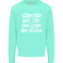 Grandad the Man Myth Legend Funny Mens Sweatshirt Jumper Peppermint