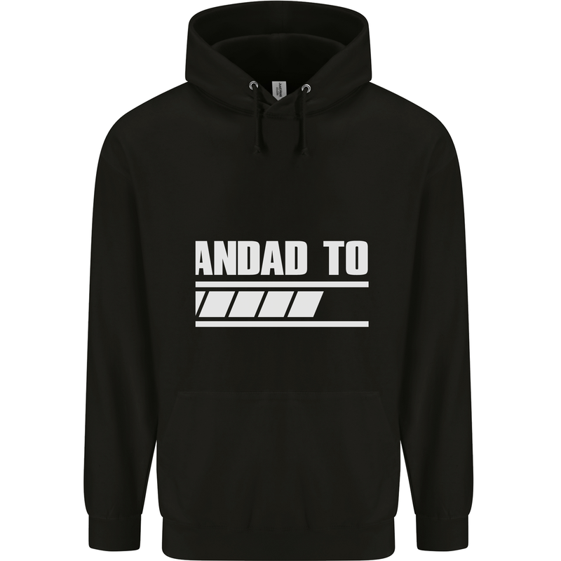 Grandad to Be Newborn Baby Grandparent Mens 80% Cotton Hoodie Black
