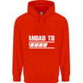 Grandad to Be Newborn Baby Grandparent Mens 80% Cotton Hoodie Bright Red