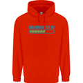 Grandad to Be Newborn Baby Grandparent Mens 80% Cotton Hoodie Bright Red