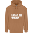 Grandad to Be Newborn Baby Grandparent Mens 80% Cotton Hoodie Caramel Latte