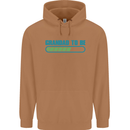 Grandad to Be Newborn Baby Grandparent Mens 80% Cotton Hoodie Caramel Latte