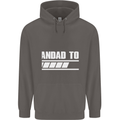 Grandad to Be Newborn Baby Grandparent Mens 80% Cotton Hoodie Charcoal