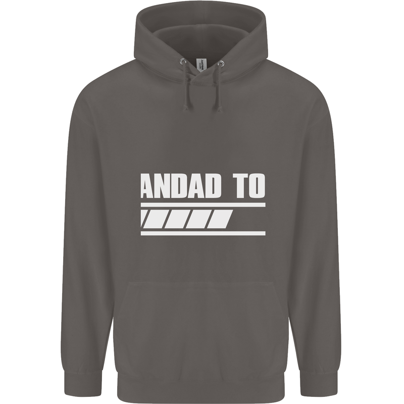 Grandad to Be Newborn Baby Grandparent Mens 80% Cotton Hoodie Charcoal