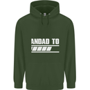 Grandad to Be Newborn Baby Grandparent Mens 80% Cotton Hoodie Forest Green
