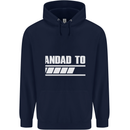 Grandad to Be Newborn Baby Grandparent Mens 80% Cotton Hoodie Navy Blue
