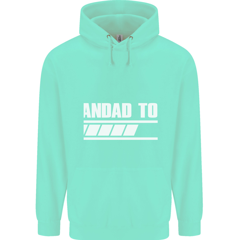 Grandad to Be Newborn Baby Grandparent Mens 80% Cotton Hoodie Peppermint