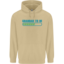 Grandad to Be Newborn Baby Grandparent Mens 80% Cotton Hoodie Sand