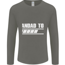 Grandad to Be Newborn Baby Grandparent Mens Long Sleeve T-Shirt Charcoal
