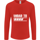 Grandad to Be Newborn Baby Grandparent Mens Long Sleeve T-Shirt Red