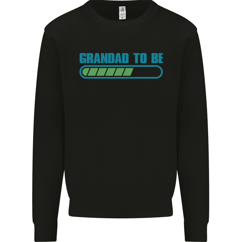 Grandad to Be Newborn Baby Grandparent Mens Sweatshirt Jumper Black