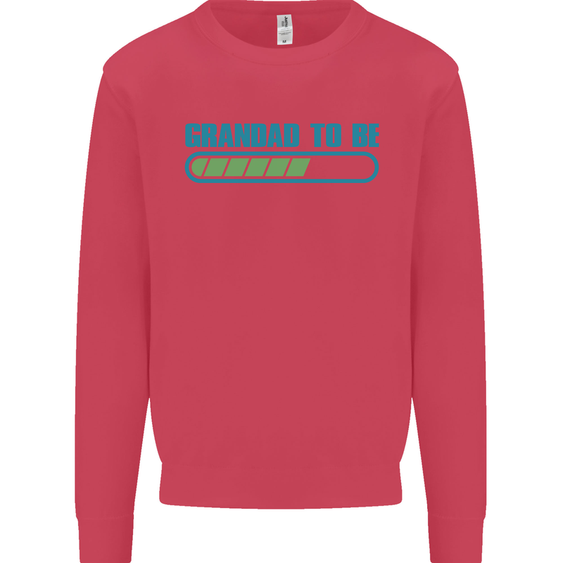 Grandad to Be Newborn Baby Grandparent Mens Sweatshirt Jumper Heliconia