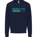Grandad to Be Newborn Baby Grandparent Mens Sweatshirt Jumper Navy Blue