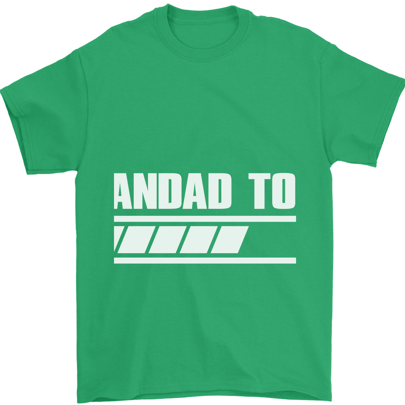 Grandad to Be Newborn Baby Grandparent Mens T-Shirt Cotton Gildan Irish Green