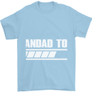 Grandad to Be Newborn Baby Grandparent Mens T-Shirt Cotton Gildan Light Blue