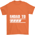 Grandad to Be Newborn Baby Grandparent Mens T-Shirt Cotton Gildan Orange