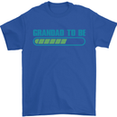 Grandad to Be Newborn Baby Grandparent Mens T-Shirt Cotton Gildan Royal Blue