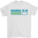 Grandad to Be Newborn Baby Grandparent Mens T-Shirt Cotton Gildan White