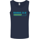 Grandad to Be Newborn Baby Grandparent Mens Vest Tank Top Navy Blue
