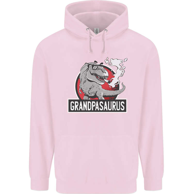 Grandpa Grandpasaurus Grandparent's Day Mens 80% Cotton Hoodie Light Pink