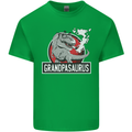 Grandpa Grandpasaurus Grandparent's Day Mens Cotton T-Shirt Tee Top Irish Green