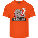 Grandpa Grandpasaurus Grandparent's Day Mens Cotton T-Shirt Tee Top Orange