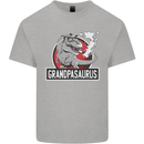 Grandpa Grandpasaurus Grandparent's Day Mens Cotton T-Shirt Tee Top Sports Grey