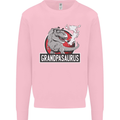Grandpa Grandpasaurus Grandparent's Day Mens Sweatshirt Jumper Light Pink
