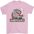 Grandpa Grandpasaurus Grandparent's Day Mens T-Shirt Cotton Gildan Light Pink
