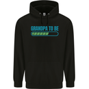 Grandpa to Be Funny New Baby Birth Mens 80% Cotton Hoodie Black
