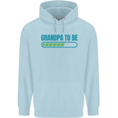 Grandpa to Be Funny New Baby Birth Mens 80% Cotton Hoodie Light Blue