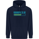 Grandpa to Be Funny New Baby Birth Mens 80% Cotton Hoodie Navy Blue