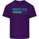 Grandpa to Be Funny New Baby Birth Mens Cotton T-Shirt Tee Top Purple
